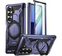 Poetic Spartan Coque pour Samsung Galaxy Z Fold 7, [Protection de charnière] [anneau magnétique réglable] [Protection d'écran intégrée] [compatible avec MagSafe] Coque de téléphone intégrale robuste