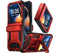 POETIC Spartan Étui de protection pour Motorola Moto Razr 60/50, support, protection des charnières, test de chute de 20 pieds selon les normes militaires, robuste, résistante aux chocs, avec support