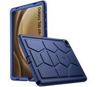 Poetic - Coque TurtleSkin conçue pour Samsung Galaxy Tab A9+ Plus 11 pouces 2023, robuste, antichoc, résistante aux chocs, adaptée aux enfants, protection contre les chutes, coque en silicone, bleu, m
