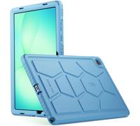 Poetic TurtleSkin Coque en silicone pour Samsung Galaxy Tab A11 Plus + 11" 2025, résistante aux chocs et aux chutes, adaptée aux enfants, bleu clair