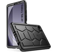 Poetic TurtleSkin Coque en silicone pour Samsung Galaxy Tab A9 (8,7" 2023), résistante aux chocs et aux chutes, adaptée aux enfants, noir