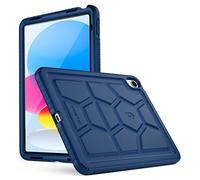 Poetic TurtleSkin Coque en Silicone résistante aux Chocs pour iPad 10,9" 10e génération (2022), Compatible Uniquement avec Le Nouvel iPad 11" (2022), Bleu Marine