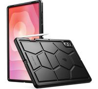 Poetic TurtleSkin Étui de Protection en Silicone Robuste, résistant aux Chocs, adapté aux Enfants, pour Samsung Galaxy Tab S11 Ultra (Version 2025) 14,6", Noir