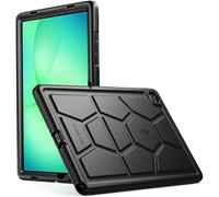 Poetic TurtleSkin Étui de protection en silicone robuste, résistant aux chocs et adapté aux enfants, pour Samsung Galaxy Tab A11 Plus 11" (2025), avec protection anti-chute, noir