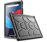 Poetic TurtleSkin Série conçue pour la Google Pixel Slate 12,3 Pouces Coque, Housse de Protection en Silicone Antichoc Robuste pour Enfants, Noir