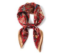 PoeticEHome Écharpe Carrée 100% Soie de Mûrier pour Femme - Foulard en Soie 68x68cm avec Étui Cadeau