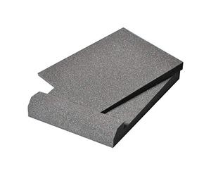 PoeticHouse 2PCS Mousse D'isolation Acoustique Studio Moniteur Isolant Pads Haute Densité Antichoc Haut-Parleur Mousse D'isolation Phonique, 30X17X4CM ?Couleur Aléatoire?