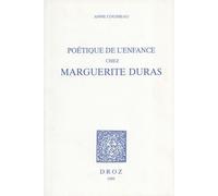 Poétique De L'enfance Chez Marguerite Duras