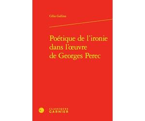 Poétique de l'ironie dans l'oeuvre de Georges Perec