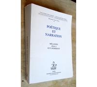 Poétique Et Narration - Mélanges Offerts À Guy Demerson
