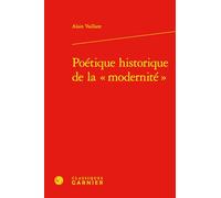 Poétique historique de la « modernité »
