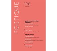 Poétique, n° 198 - Michel Charles - Seuil - broché - Revue