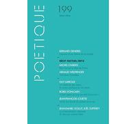 Poétique, n° 199