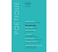 Poétique, n° 199 - Michel Charles - Seuil - broché - Revue