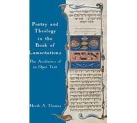 Poetry And Theology In The Book Of Lamentations