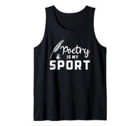 Poetry is My Sport Poète Writer Creative Writing Débardeur