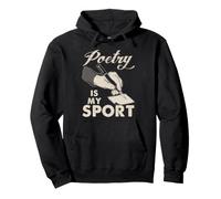 Poetry is My Sport Poète Writer Creative Writing Sweat à Capuche