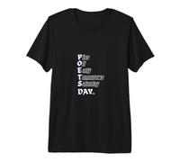 Poets Day-Funny Gag Or Expression with Cheeky Pun T-Shirt Haut de Gamme