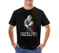 Poets of The Fall Marko Saaresto T-Shirt Short Sleeve Tee Aesthetic Clothing Vintage Clothes Mens Vintage T Shirts Black XL