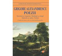 Poezii - Grigore Alexandrescu, Literatura romana romantica, Editie in limba romana