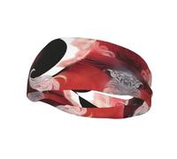 Poezjzw Bandeau élastique respirant avec motif abstrait Tai Chi pour le baseball, le basket-ball, le football, le sport, la course à pied, l'exercice