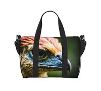 Poezjzw Beau sac de voyage Ancestor Bird Sac fourre-tout Sac de transport résistant à l'eau Sac de week-end Sacs de nuit pour pliable, noir, One Size