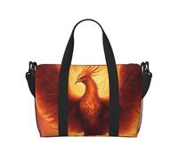 Poezjzw Beau sac de voyage Phoenix Sac fourre-tout de week-end pour femme Sac d'hôpital pour le travail et la livraison de nuit Noir Taille unique Noir Taille unique, Noir , Taille unique