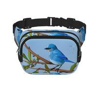 Poezjzw Bluebird Baby Bird Sac banane de voyage adapté pour la course à pied, le cyclisme et les aventures en plein air, ranger des téléphones portables et des cartes de crédit, noir, One Size