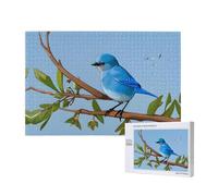 Poezjzw Bluebird Puzzle classique en bois pour adulte - 1000 pièces - Décoration d'intérieur moderne - Jeu intellectuel - 75 x 50 cm