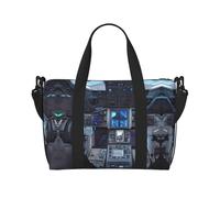 Poezjzw Cabin Of The Future Sac de voyage fourre-tout pour femme Sac d'hôpital pour le travail et la livraison Noir Taille unique Noir Taille unique Noir Taille unique, Noir , Taille unique