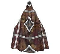 POEZJZW Cape à capuche avec motif abstrait mathématique, costume pour adultes, hommes et femmes, cape de Noël à capuche, costumes de cosplay