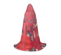 POEZJZW Cape à capuche motif amulette chamane pour adolescents et femmes - Costume d'Halloween, bal masqué, cosplay, fête de Noël, taille M