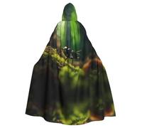 POEZJZW Cape longue à capuche motif King of Ants pour Halloween, cosplay, costume à capuche, unisexe