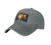 POEZJZW Casquette de baseball à motif horloge pour hommes et femmes, chapeaux de cowboy réglables, chapeaux de soleil unisexes noirs