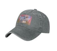 POEZJZW Casquette de baseball à motif oiseau en vol pour hommes et femmes, chapeaux de cowboy réglables, chapeaux de soleil unisexes, noir