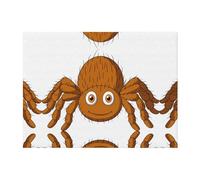 POEZJZW Couverture de lit en flanelle douce et chaude avec motif araignée tarentule mignonne - 127 x 101 cm