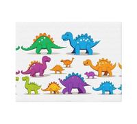 POEZJZW Couverture en flanelle à motif de petit dinosaure pour canapé, lit, soirée cinéma, camping et voyage, 152,4 x 127 cm