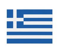 POEZJZW Couverture en flanelle à motif drapeau grec légère et confortable, ultra douce et chaude, en micro polaire, pour lit, canapé, salon, 127 x 101,6 cm