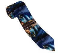 POEZJZW Cravate à motif d'opéra de Sydney pour homme - Cravate tendance pour banquet de mariage, garçon d'honneur, travail, tenue formelle