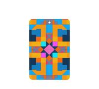 Poezjzw Désodorisants rectangulaires pour voiture, motif puzzle numérique, 6 pièces, aromathérapie, pour armoire et chaussures