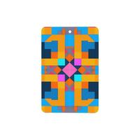 Poezjzw Désodorisants rectangulaires pour voiture Parfum lavande Motif puzzle numérique 4 pièces Tablettes d'aromathérapie pour armoire et chaussures