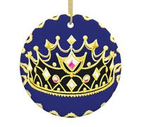 Poezjzw Diadème fantaisie en céramique pour décoration de Noël, convient pour la maison, les centres commerciaux et les fêtes de fin d'année