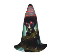 POEZJZW Elfes On The Tree Cape à capuche pour adulte, homme et femme, capuche de Noël, costume de cosplay, taille L