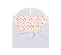 POEZJZW Jolie carte de vœux vierge en papier nacré avec enveloppe blanche pour anniversaire, mariage, fête