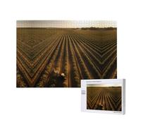 Poezjzw Land of Hope Puzzles pour adulte 1000 pièces en bois pour la famille et les amis Décoration murale Art mural 75 x 50 cm