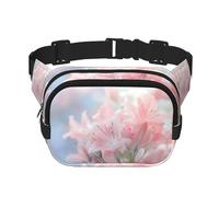 Poezjzw Le sac banane carré en bouquet de fleurs est adapté pour les voyages, les sports de plein air et le cyclisme. Il convient aux hommes et aux femmes