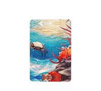 Poezjzw Little Crab Inside Lot de 6 désodorisants rectangulaires à suspendre pour voiture, chambre à coucher, salle de bain