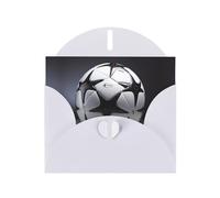 POEZJZW Lot de 10 cartes de Noël en papier nacré noir et blanc avec enveloppes blanches, cartes de remerciement, mariage, Saint-Valentin