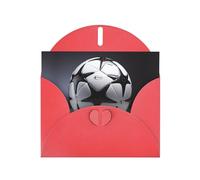 POEZJZW Lot de 10 cartes de Noël en papier nacré noir et blanc avec enveloppes rouges, cartes de remerciement, mariage, Saint-Valentin