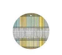 Poezjzw Lot de 4 désodorisants de voiture à motifs mathématiques abstraits - Forme ronde - À suspendre - Pour chambre à coucher, salle de bain